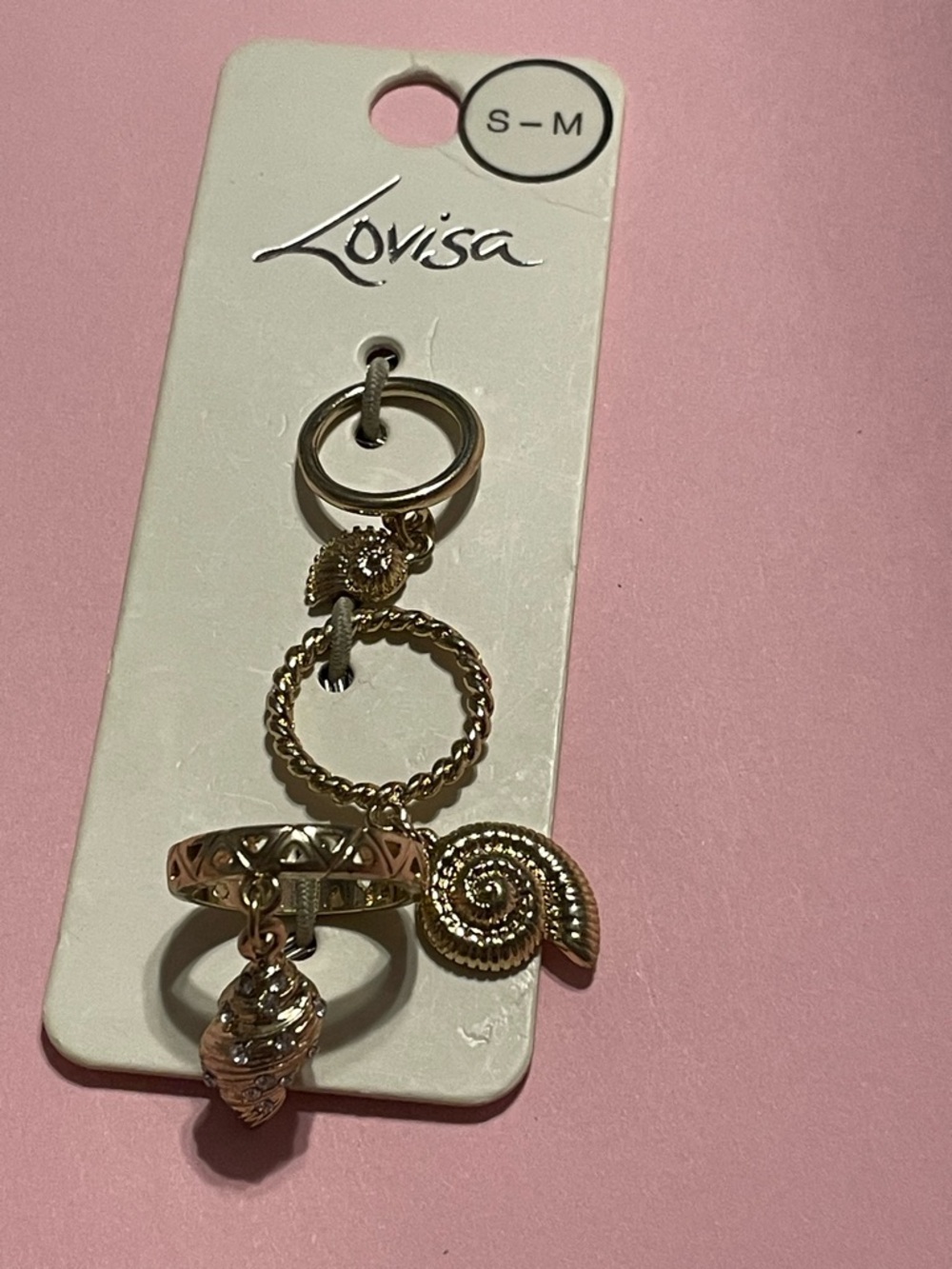 Lovisa Sea Life Ring Set #9364 NEW